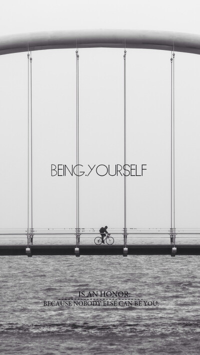 BEING YOURSELF