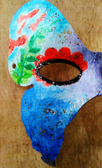 第二个手绘面具