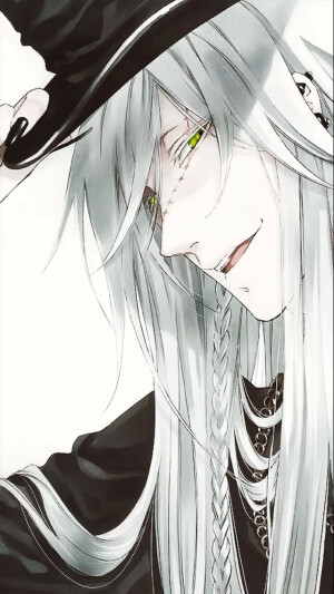 #黑执事#  葬仪屋  听说他曾是死神界的第一美男