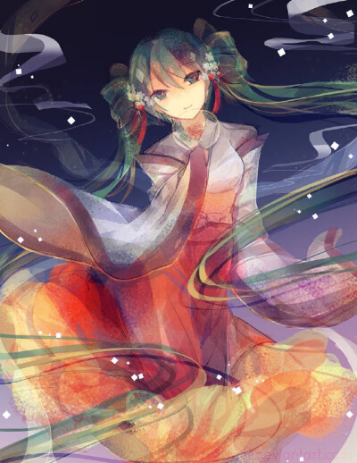 V家の初音；中国风，中秋嫦娥初音，古装；美美哒～