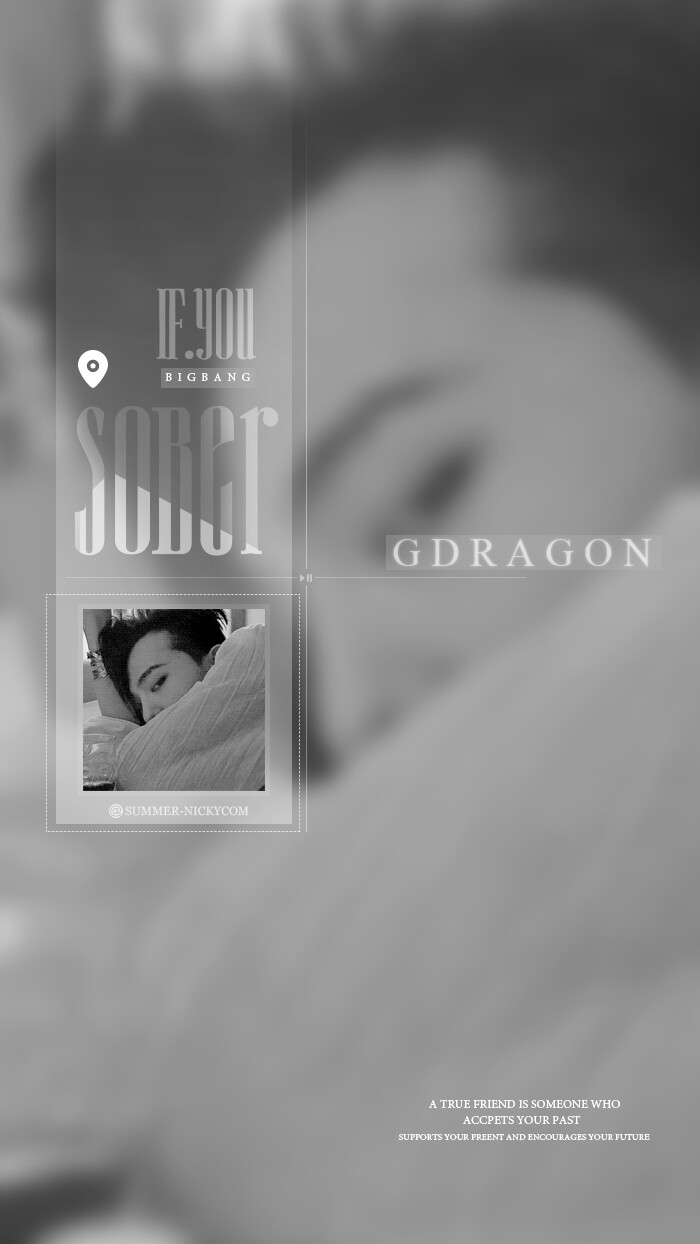 G-DRAGON权志龙#bigbang#原创高清手机壁纸#微博:SUMMER_NICKYCOM原创#iPhone#安卓#锁屏#桌面#黑白壁纸