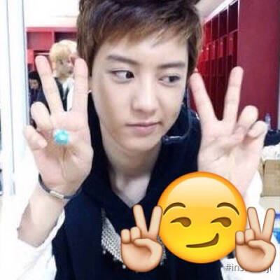 emoji表情的真人版朴灿灿7 #朴灿烈 #Park Chanyeol #EXO