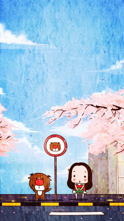 手机壁纸﹣路牌