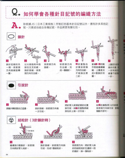 【学会钩毛线的第一本书】钩针毛线暖暖哒～继续一张张上传～by子若不语