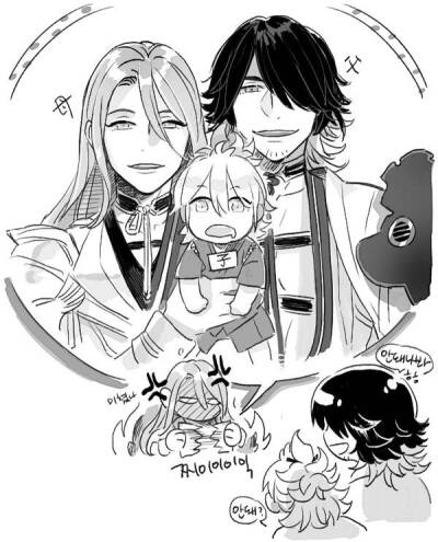 #刀剑乱舞#哈哈哈哈哈哈超暖心呢大家喜欢就抱走哈~！