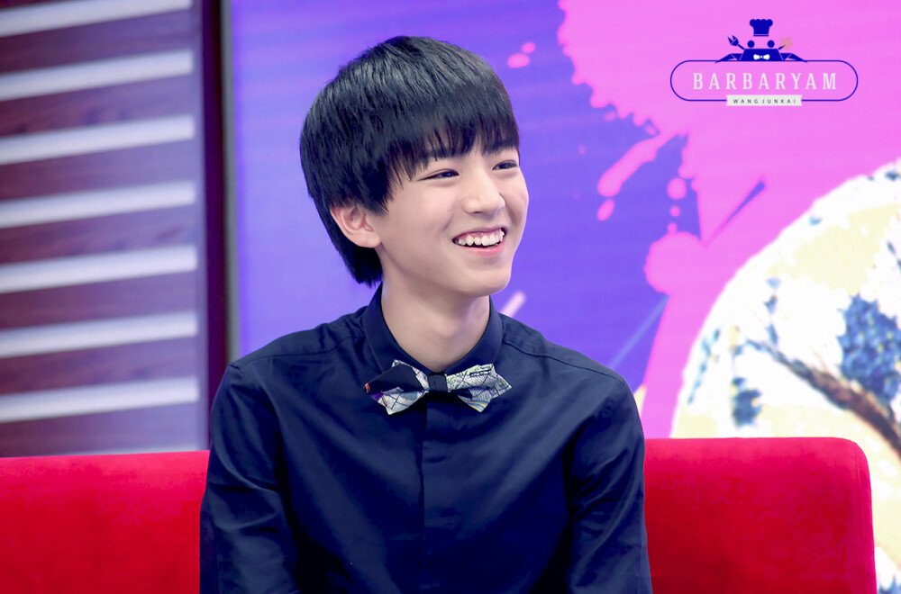 #王俊凯# #TFBOYS王俊凯# 20150622娱乐大牌党 cr：王俊凯的坝坝筵应援队