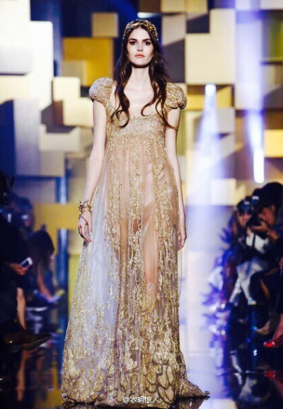 【衣睹时装周】Elie Saab Haute Couture F/W 2015┃ 仙女 秋冬高级定制大秀又美的天地失色了！服饰风尚 华服霓裳