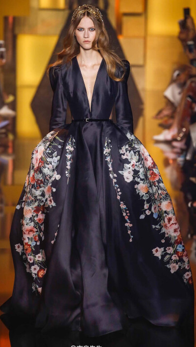 【衣睹时装周】Elie Saab Haute Couture F/W 2015┃ 仙女 秋冬高级定制大秀又美的天地失色了！服饰风尚 华服霓裳