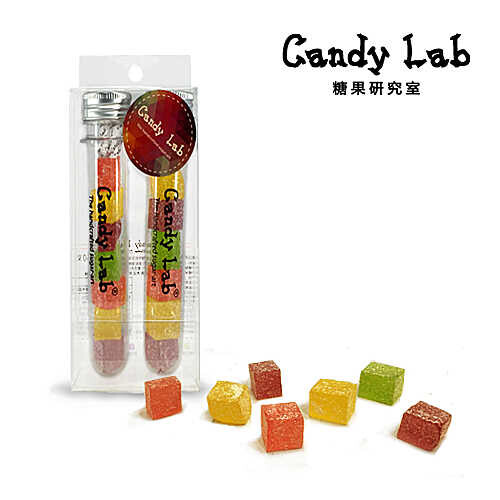 candy lab 果汁味 方形软糖 50克试管两支装 糖果