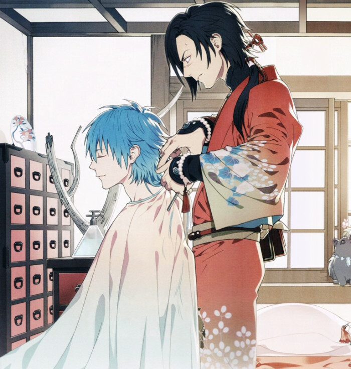 蒼葉&紅雀 特典】DRAMAtical Murder 蒼葉＆紅雀 1/6 完成品フィギュア