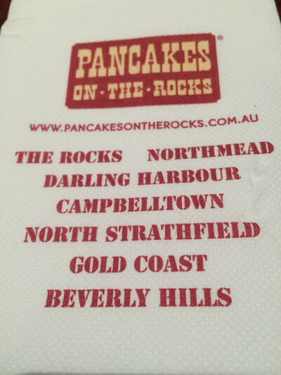 就是这家店，pancakes on the rocks