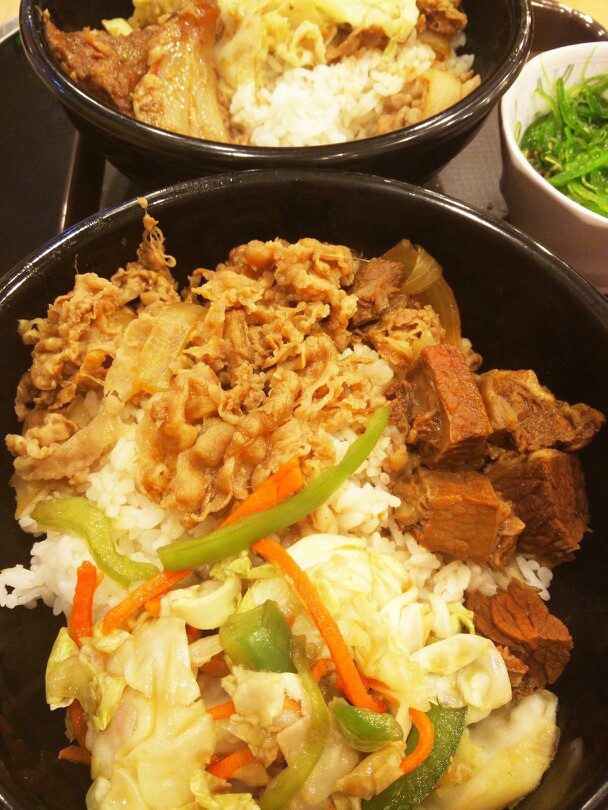 第一次在食其家吃双拼 好吃是好吃 就是觉得不划算 我下次还是吃招牌吧