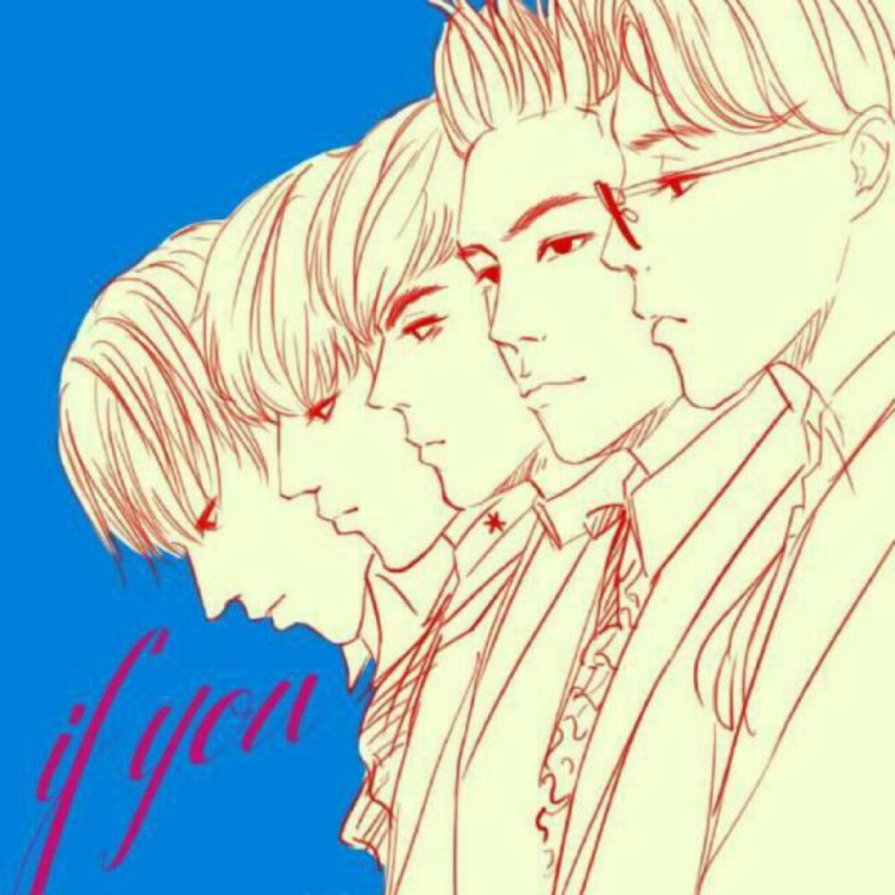 bigbanggdtop太阳胜利大成7月专辑手绘