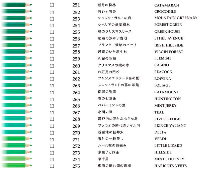 芬理希梦500色彩铅，500个颜色，500个名字，500个故事。