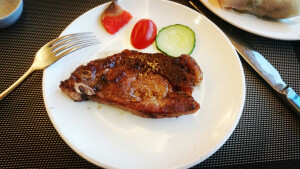 牛排，我真的吃了三份