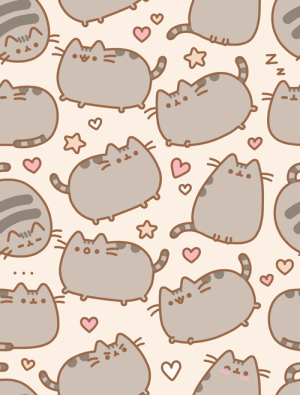 pusheen the cat 壁纸 平铺