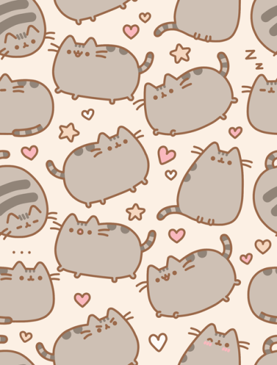 pusheen the cat 壁纸 平铺