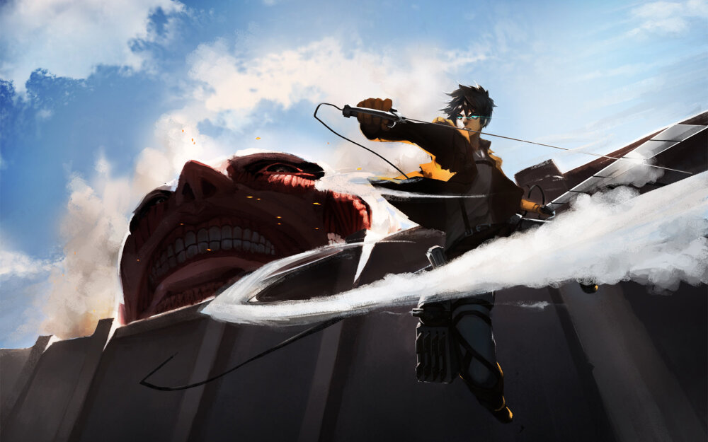 【进击的巨人】 p站 二次元 插画 少年 动漫 妖孽 同人 原创 自由之翼 调查兵团 进击的巨人