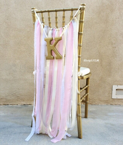 户外婚礼椅背装饰