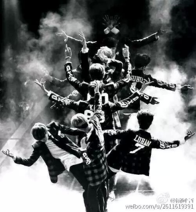  EXO 相爱吧！WE ARE ONE! KRIS LUHAN LAY张艺兴 XIUMIN金珉硕 CHEN金钟大 TAO K SUHO金俊勉 KAI金钟仁 D.O度庆洙 BAEK HYUN边伯贤 SEHUN吴世勋 CHAN YEOL朴灿烈 from.Alexia孙承冬 图源见logo