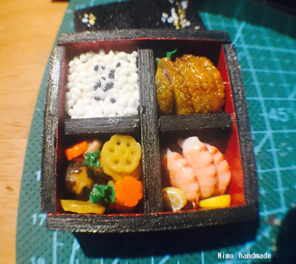 nimo handmade 自制mini食物 日式食盒系列