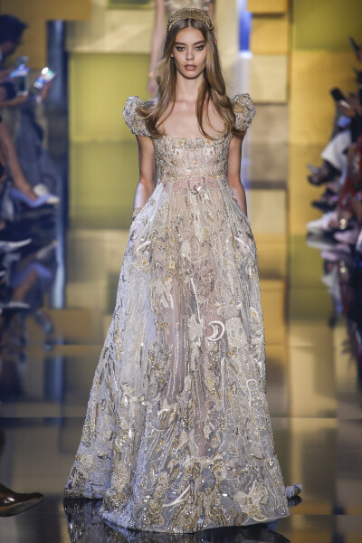 Elie Saab 2015秋冬高级定制 婚纱礼服蕾丝刺绣