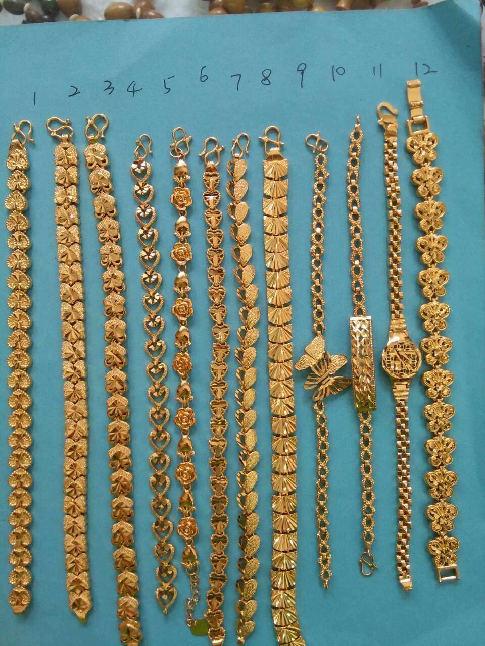 越南特产沙金首饰正品保证不褪色款式新颖大方价廉物美欢迎选购