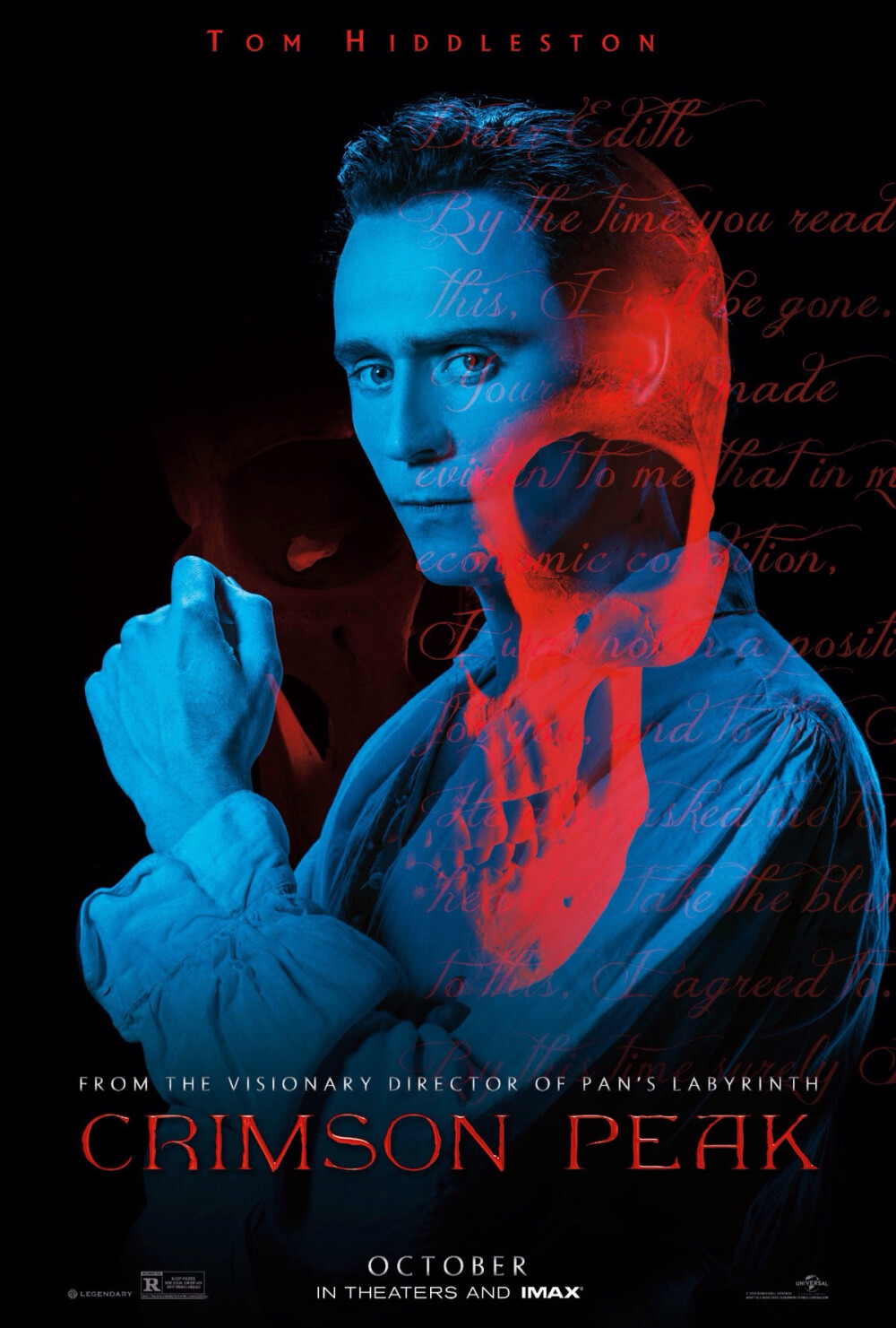 tomhiddleston猩红山峰crimsonpeak角色海报