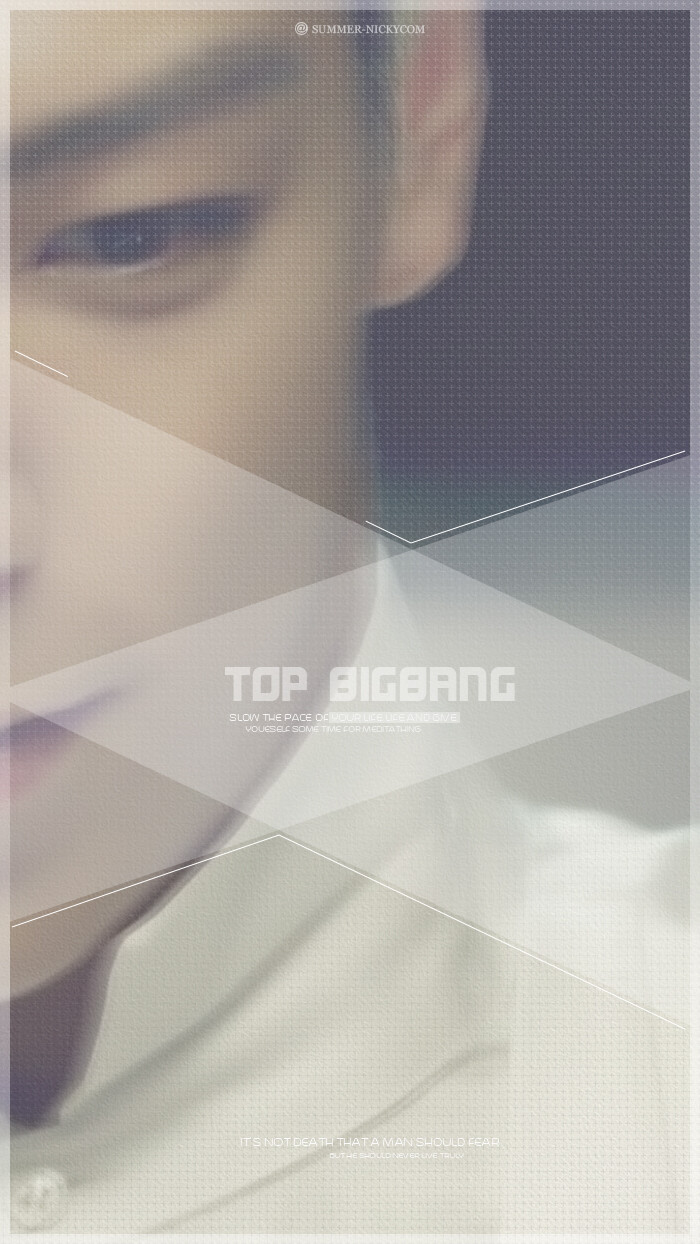 TOP崔胜贤#bigbang#原创高清手机壁纸#微博:SUMMER_NICKYCOM原创#iPhone#安卓#锁屏#桌面