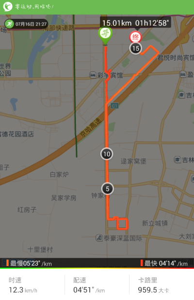 15km PB 20150716