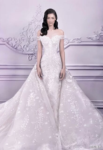  黎巴嫩Drama派婚纱大牌Michael Cinco 2014 春夏款婚纱系列