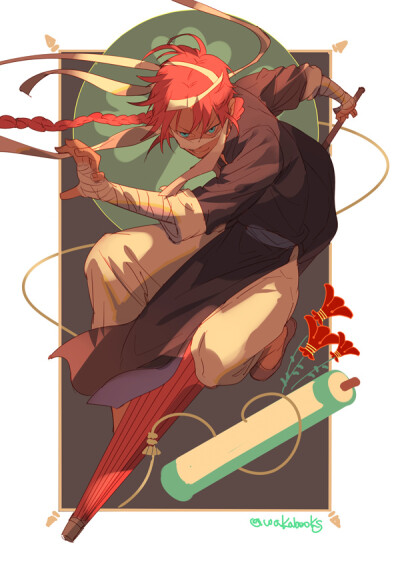 #银魂#神威 [画师:ワカ id=1970032]「twi:wakabooks」目前太太退圈