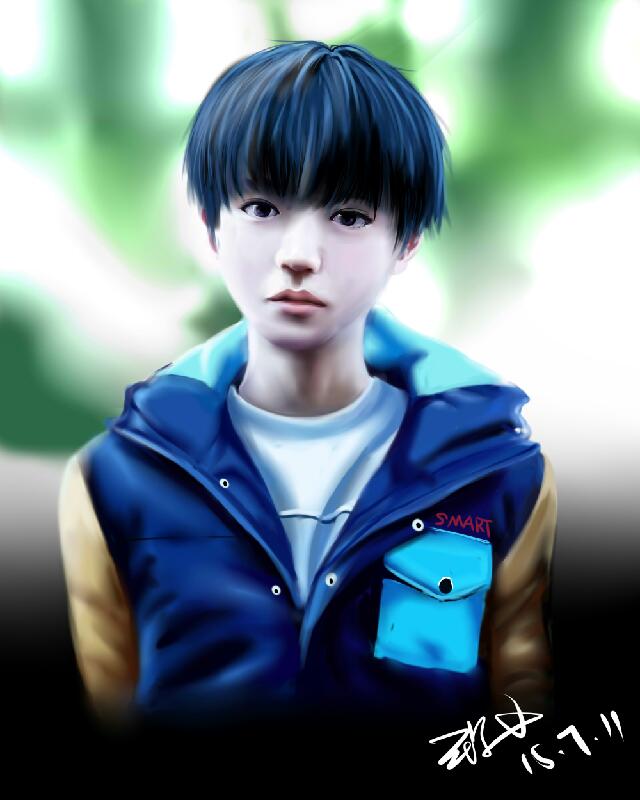 #TFBOYS王俊凯# 饭绘。