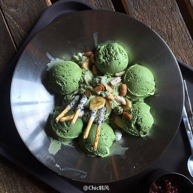 抹茶冰饮