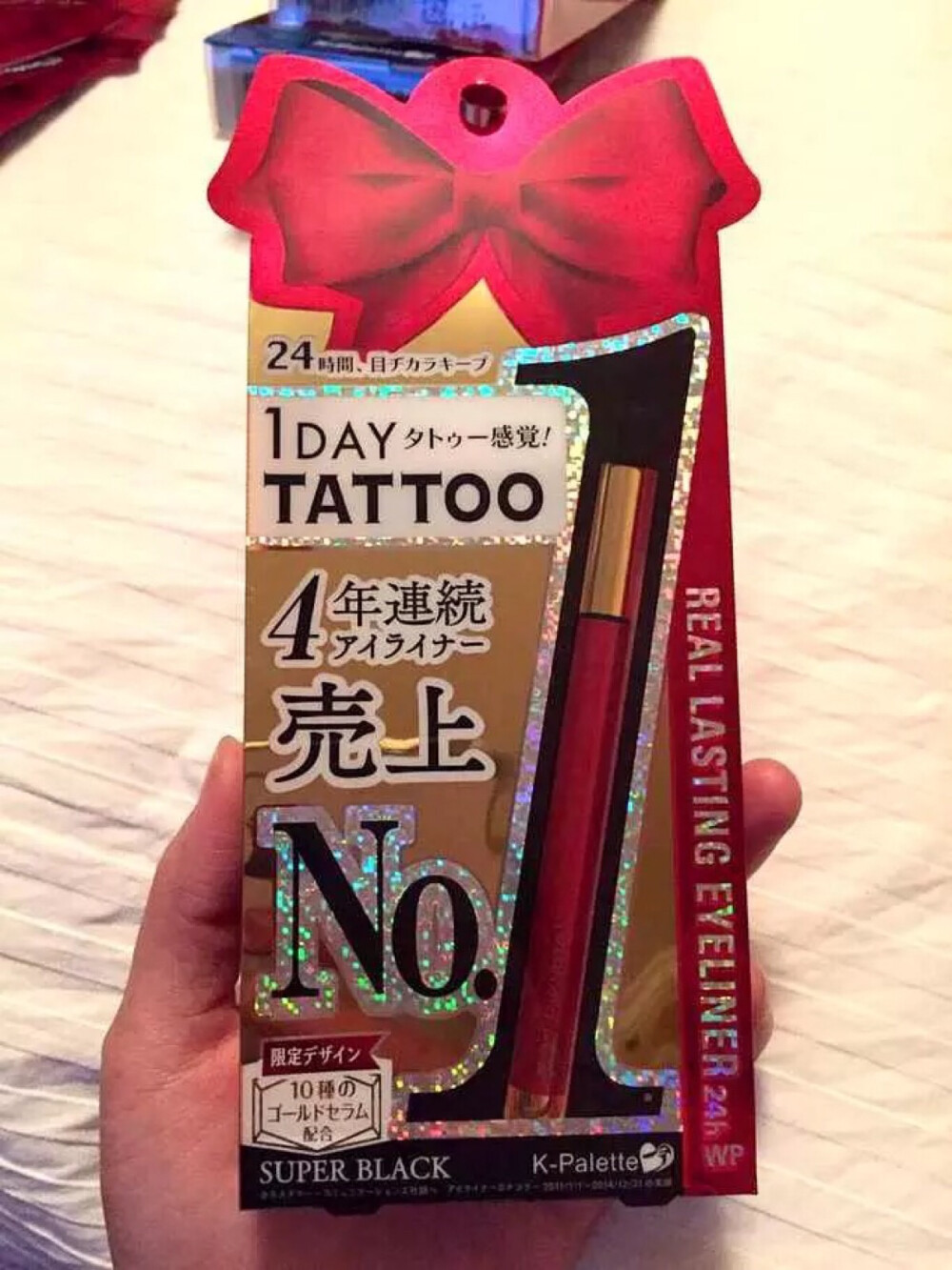 K-Palette 1DAY TATTOO 24小时持久防水极细眼线笔/液 小心机彩妆？！非常好用哦✌️✌️✌️