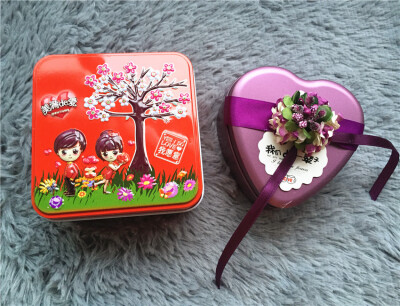 紫色喜糖盒