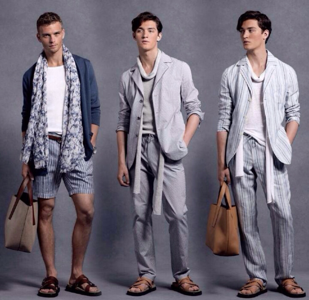 Michael Kors Menswear S/S 2016 New York.假日远游的着装指导,Michael Kors 2016春夏男装系列型录,告诉男人们如何把轻松舒适的造型穿得时髦美好.