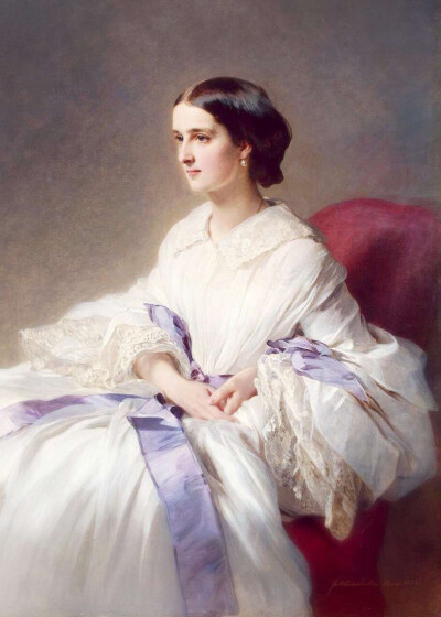 Countess Olga Shuvalova (1838-1869) by Franz Xaver Winterhalter, 1858