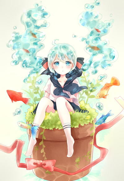 初音，美