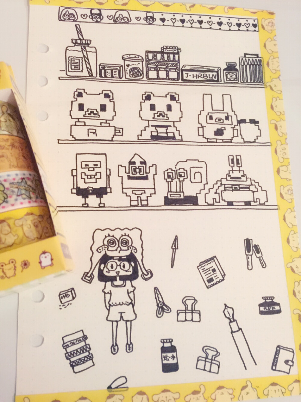 小性儿の手绘本#可爱的海绵宝宝,可爱的颗… - 堆糖,美图壁纸兴趣