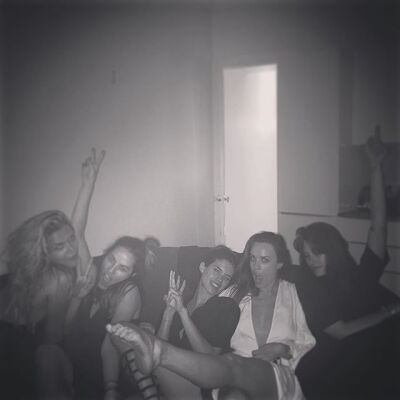  Paris it was fun to say the least. @jessica_mcnamee @sarasampaio @catmcneil @cheyennet @kymellery