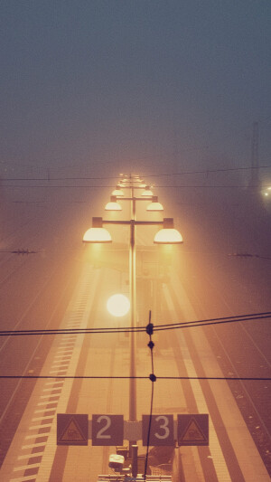 夜  LINE 换不完的插画手机壁纸..