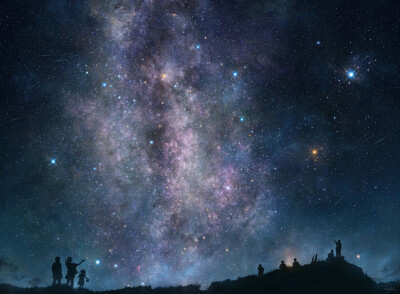 #绚烂星空#