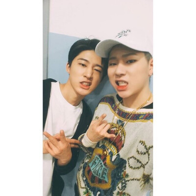 zico and B.I金韩彬 show me the money4 后台照