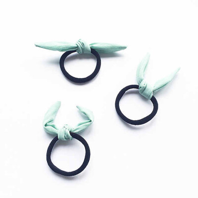 尖尖角兔耳朵小发圈