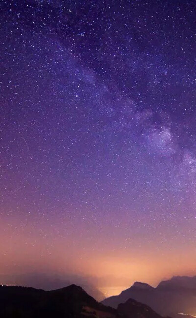 唯美星空 星光 夜空 夜景 自然奇观 iPhone手机壁纸 锁屏