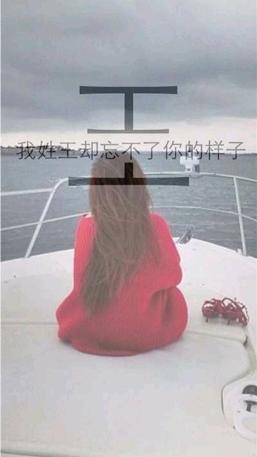 我姓王，从不悲伤彷徨