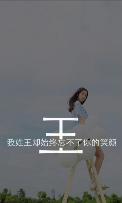 我姓王，从不悲伤彷徨