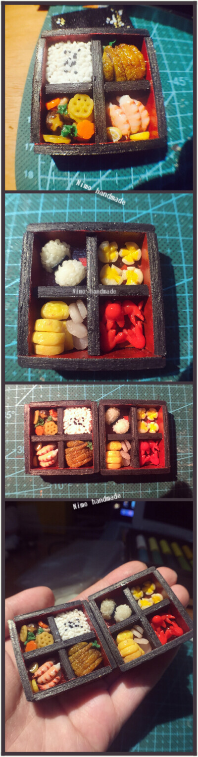 nimo handmade 自制迷你食玩_日式食盒系列