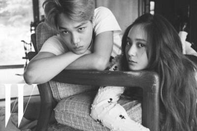 SHINee泰民&amp;amp;f(x)郑秀晶&amp;amp;EXO KAI，养眼的画报新一波更新~